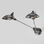 RemingtonWall Light with Metal Shade Silver