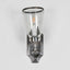Westbrook Wall Light with Glass Shade Antique Silver