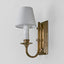 East Borne Wall Light Base Antique Brass
