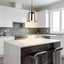 Portofino Ceiling Pendant Large Shiny Nickel