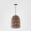 Rattan Bell Ceiling Pendant Small Natural