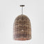 Rattan Bell Ceiling Pendant Large Natural