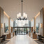St Germain Chandelier Black