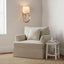 Saratoga Sconce Base Nickel