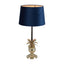 Velvet Drum Lamp Shade Medium Royal Blue