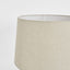 Linen Drum Lamp Shade Medium Light Natural