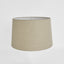 Linen Drum Lamp Shade Medium Dark Natural