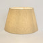 Linen Taper Lamp Shade Medium Light Natural
