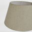 Linen Taper Lamp Shade Medium Dark Natural