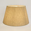 Linen Taper Lamp Shade Large Dark Natural