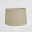 Linen Drum Lamp Shade Large Dark Natural