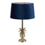 XL Drum Lamp Shade (18x16x10.5 H) - Royal Blue - Velvet Lamp Shade with E27 Fixture