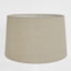 Linen Drum Lamp Shade XL Dark Natural