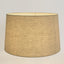 Linen Drum Lamp Shade XL Dark Natural