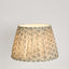 Viscose Linen Drum Lamp Shade XL Blue