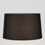 Linen Drum Lamp Shade XXL Black