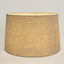 XXL Drum Lamp Shade  - Light Natural Linen - Linen Lamp Shade with E27 Fixture - House of Isabella AU