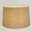Linen Drum Lamp Shade XXL Dark Natural Linen