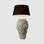 Singita Ceramic Table Lamp Base White- Base Only