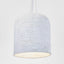 Lombok basket hanging lamp in cream - House of Isabella AU