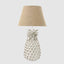 Pineapple Ceramic Table Lamp Base White