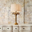 Rosebay Table Lamp Base Antique Brass