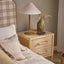 Huntley Leather & Brass Table Lamp & Shade