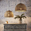 Rattan Ceiling Pendant Small Natural