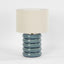 Bentley Blue Table Lamp & Linen Shade