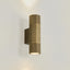 Beacon Up and Down Outdoor Wall Light Antique Brass