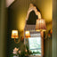 Athens Wall Light Antique Brass with Shade