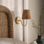Athens Wall Light Antique Brass with Shade