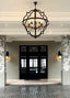 Hyatt Extra Large Hanging Lamp in Grey Iron