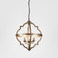 Hyatt hanging lamp in grey iron metal - House of Isabella AU
