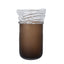 Wave Brown Bottom Vase