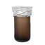 Wave Brown Bottom Vase