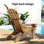 Gardeon Outdoor Table and Chairs HDPE Folding Adirondack Beach Chair Patio Furniture