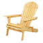 Gardeon Outdoor Chairs Furniture Beach Chair Lounge Wooden Adirondack Garden Patio