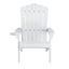 Gardeon Outdoor Chairs HDPE Adirondack Beach Chair Sun Lounge Patio Furniture Garden white