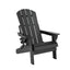 Gardeon Outdoor Chairs Folding Adirondack Beach Chair HDPE Sun Lounge Patio Furniture Garden Black