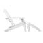 Gardeon 5PC Adirondack Outdoor Table and Chairs Wooden Sun Lounge Patio Furniture White