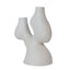 Bead-Dot Double Head Vase Style C