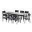 Gardeon Outdoor Dining Set 9PCS Aluminum Extendable Table Chairs Patio Furniture