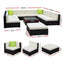 Gardeon 10-Piece Outdoor Sofa Set Wicker Couch Lounge Setting Cover