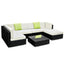 Gardeon 7-Piece Outdoor Sofa Set Wicker Couch Lounge Setting 6 Seater