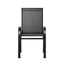 Gardeon 2PC Outdoor Dining Chairs Stackable Lounge Chair Patio Furniture Black