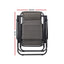 Gardeon 2PC Zero Gravity Chair Folding Outdoor Recliner Adjustable Sun Lounge Camping Grey