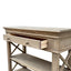 Heston Weathered Oak Console Table II