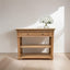 Heston Natural Oak Console Table II