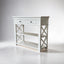 Heston White Console Table II